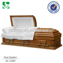 American solid wooden casket handle in rich matte finish